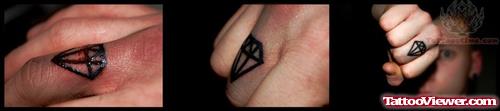 Diamond Knuckle Tattoos