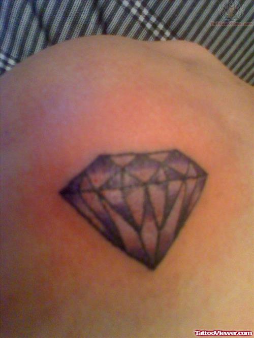 Amethyst Diamond Tattoo