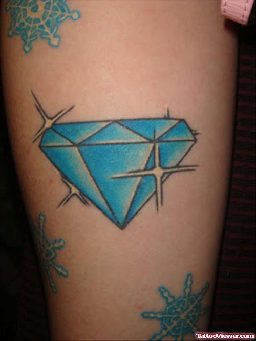 Sparking Diamond Tattoo