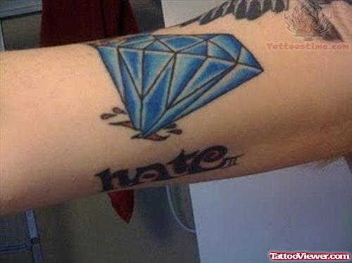 Diamond Hate Tattoo