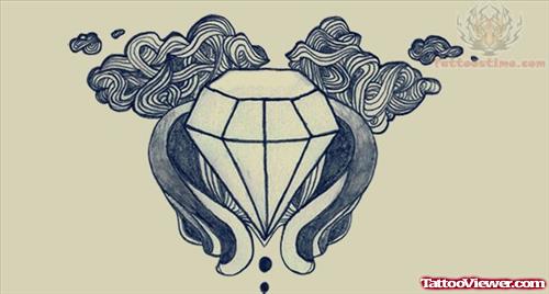 Tattoo Design Of Diamond