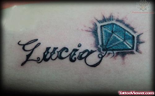 Lucia Diamond Tattoo