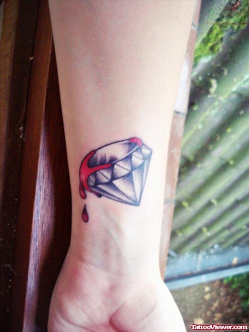 Bleeding Diamond Tattoo