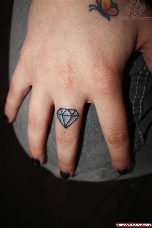 Symbol Diamond Tattoo