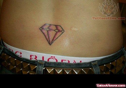 Diamond Lower Back Tattoo