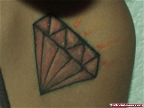 Pink Diamond Crystal Tattoo