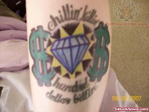 Chillin Diamond Tattoo