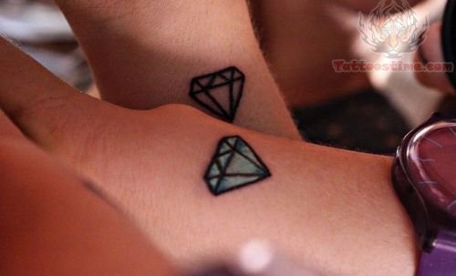 Blue Diamonds Tattoos