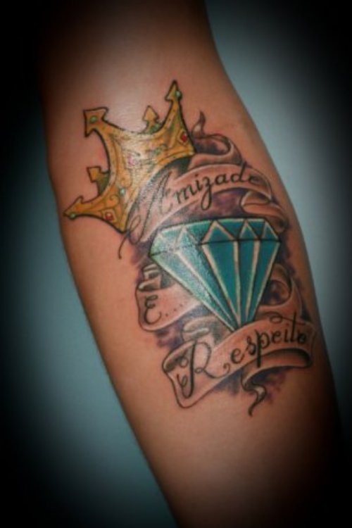 Crown Diamond Tattoo