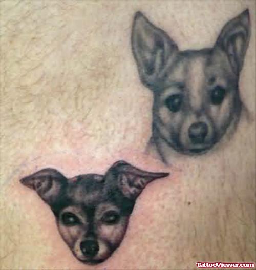 Dogs Portraits Tattoos