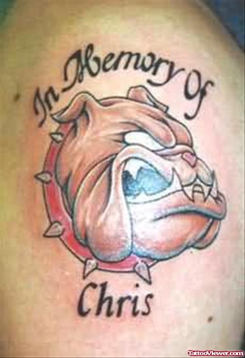 Memory - Dog Tattoo Design