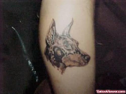 Dog Tattoo Head