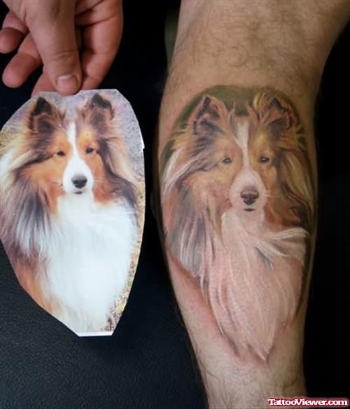 Another Dog Portrait Tattoo