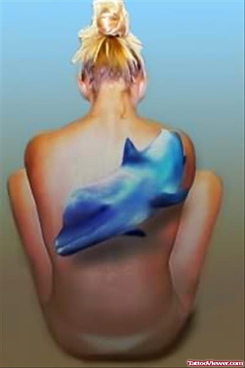 Dolphin Body Art