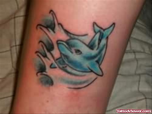 Cute Dolphin Tattoo