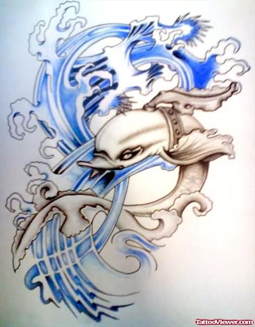 Dolphin Tattoos Image  Style