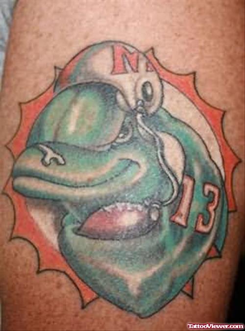 Dolphin Closeup Tattoo