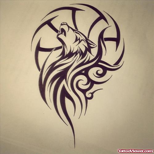 Dragon Tribal Tattoo Design
