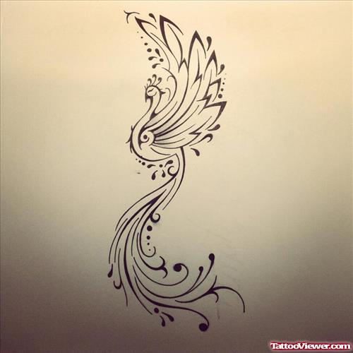 Dragon Phoenix Tattoo Design