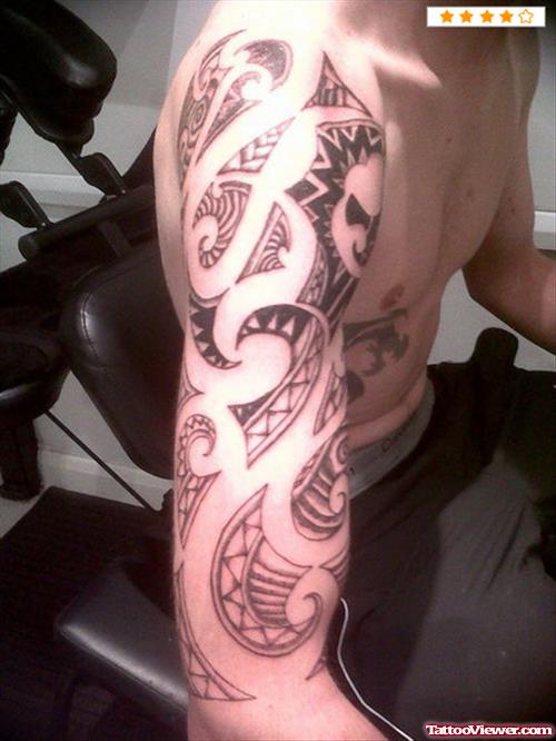 Dragon Right Half Sleeve Tattoo