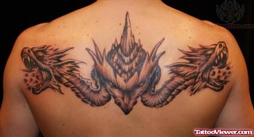 Dragon Tattoos On Upperback
