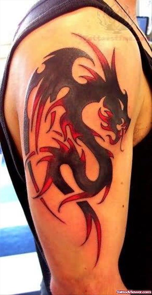 Dragon Tattoo On Bicep