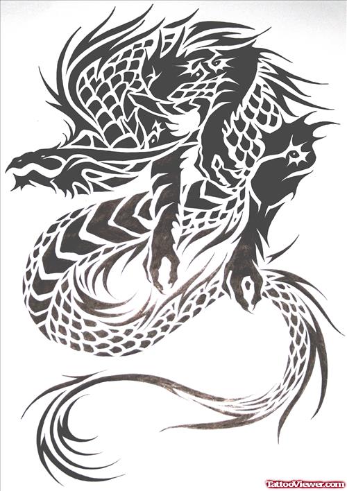 Dragon Tattoo Style Picture