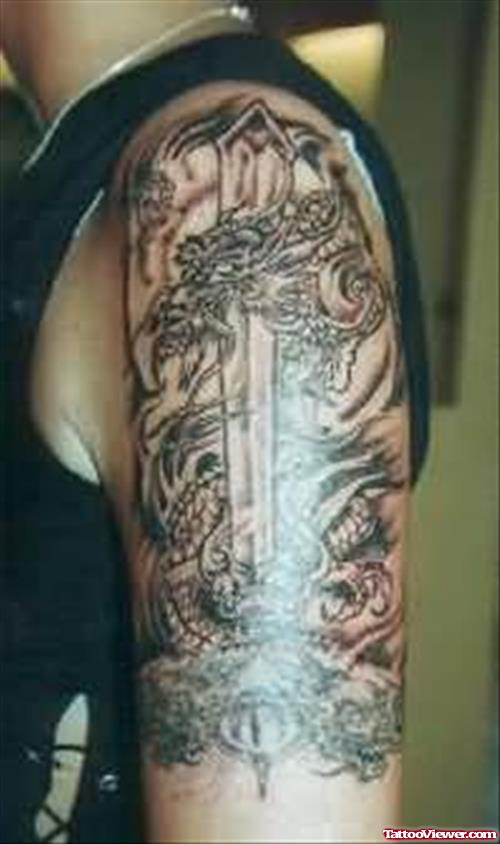 Terrific Dragon Tattoo For Boys
