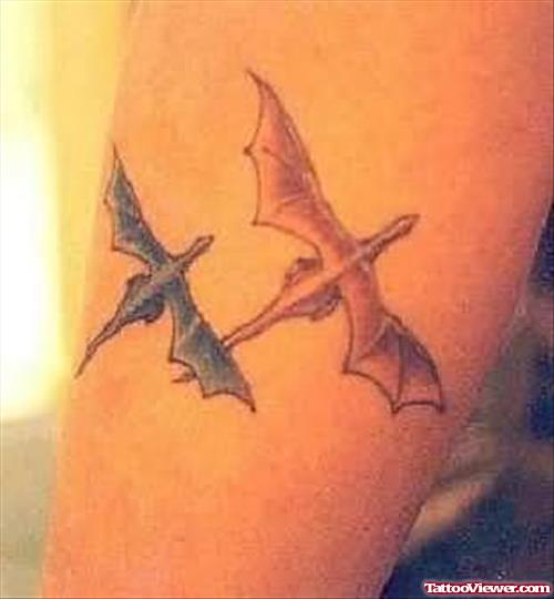 Awesome Bat Dragon Tattoo