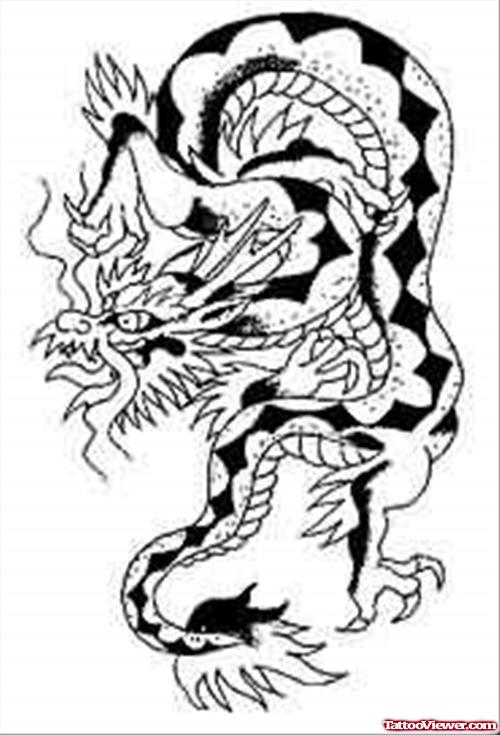 Old Dragon Tattoo Sample