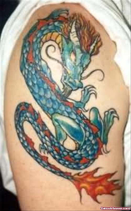 Fierce Dragon Tattoo Art