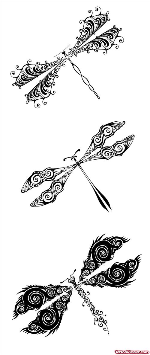 Dragonfly Samples Tattoos