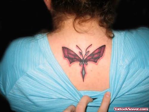 Dragonfly Tattoo On Back For Women
