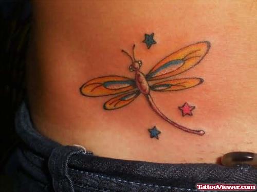 Awesome Style Of Dragonfly Tattoo