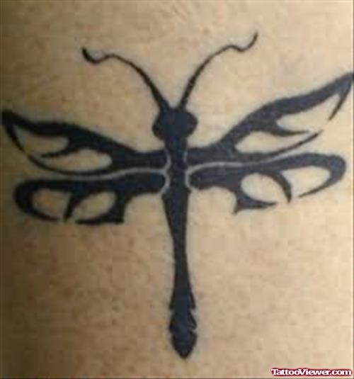 Simple Dragonfly Tattoo Image