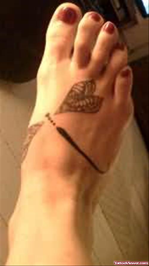 Best Dragonfly Tattoo On Foot