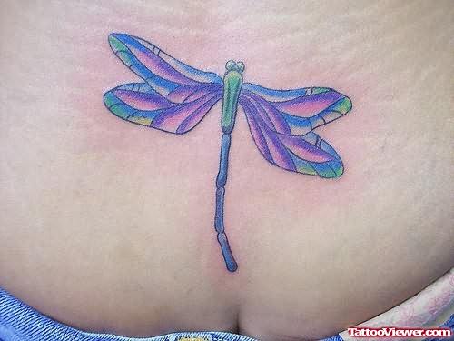Shining Dragonfly Tattoo