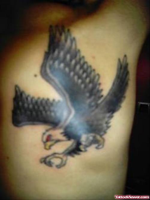 Rib Side Eagle Tattoo