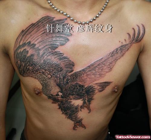 Quality Chest Eagle Tattoo