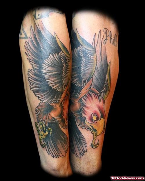 Colored Eagle Tattoo