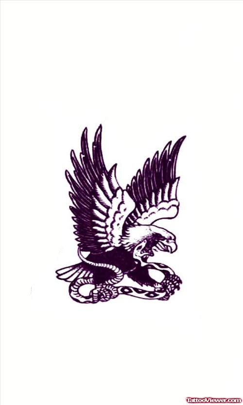 Small Eagle Tattoo Design
