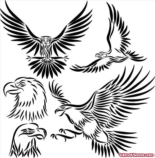 flying Eagles Tattoos designs