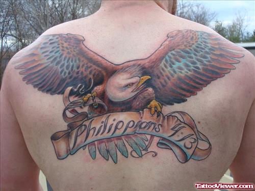 Philippians Memorial Eagle Tattoo