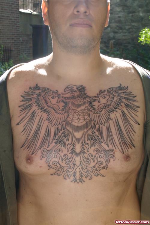 Special Man Chest Eagle Tattoo