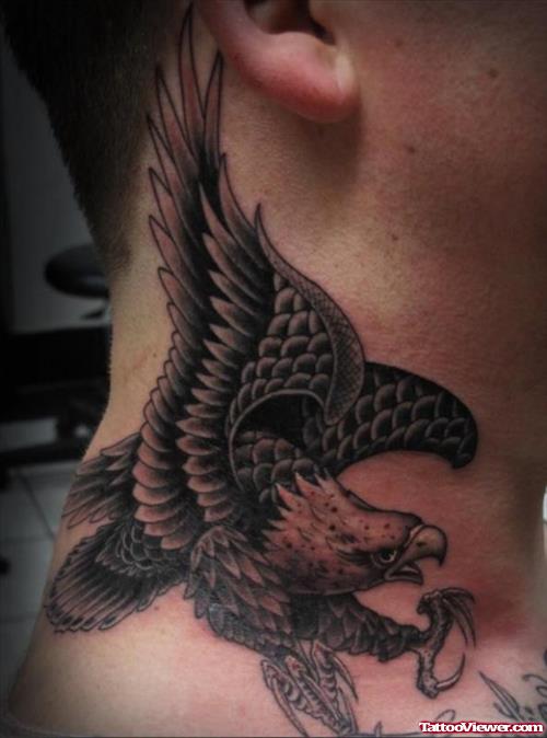 Guy Neck Eagle Tattoo