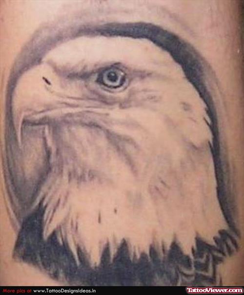 Awesome Eagle Head Tattoo