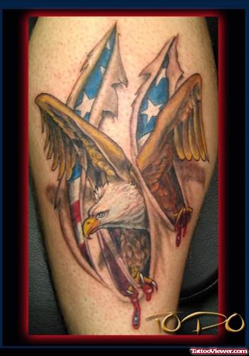 Ripping Eagle Tattoo
