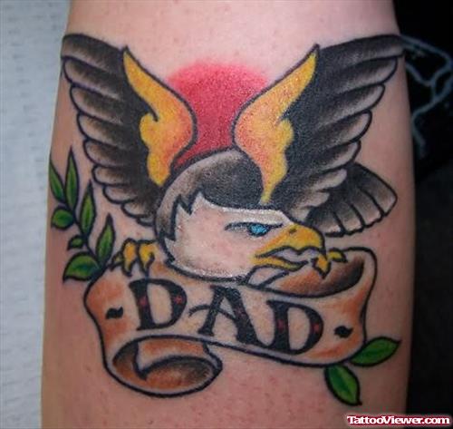 Dad - Eagle Tattoo