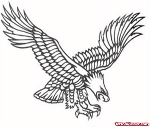 Eagle Tattoo Sample For Body Art