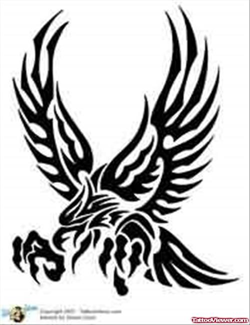 Celtic Eagle Tattoo Sample